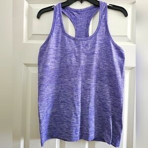 Lululemon Swiftly Tech Racerback Top sz 10 purple